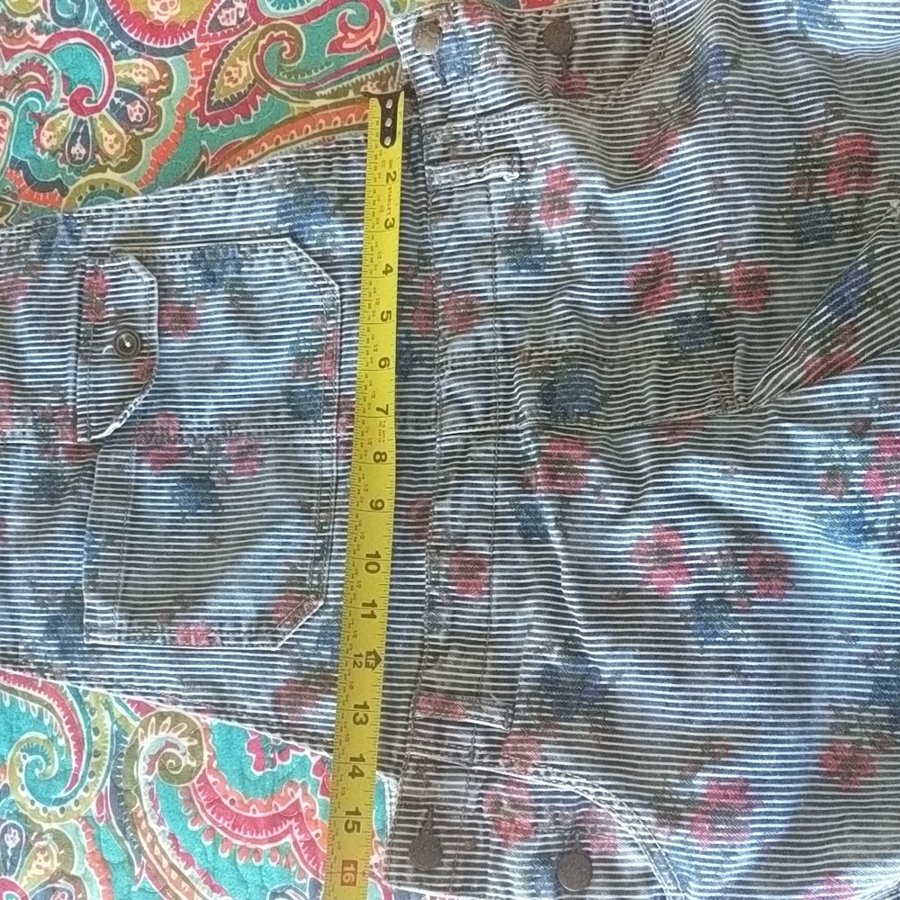 Free People Railroad Stripe Floral Overalls Denim
